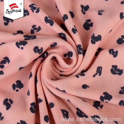 Printing Knit Rayon Fabric Dress With Good Feeling